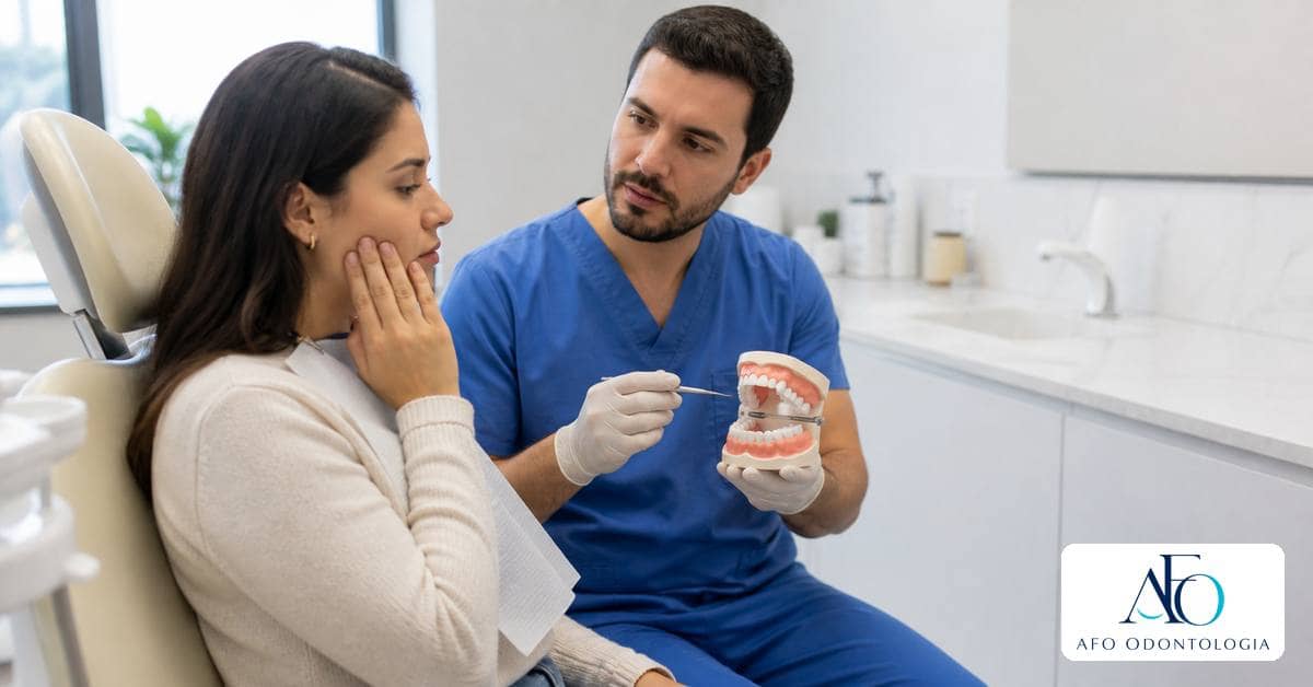 Consulta odontologica para dor apos extracao dental