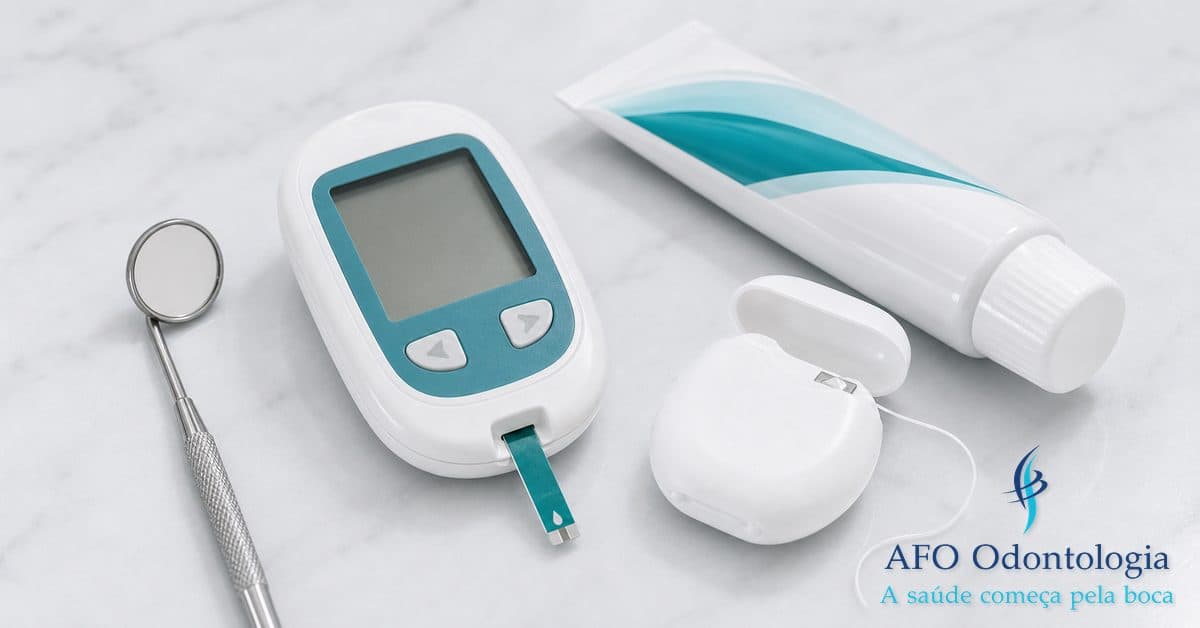 Relação entre diabetes e saúde bucal — glicemia elevada afeta a gengiva e aumenta risco de periodontite, Taboão da Serra