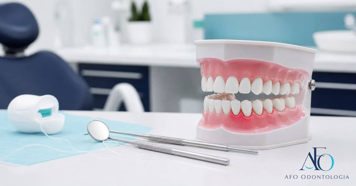 Mau hálito com gengiva sangrando avaliado em Taboão da Serra, com foco em inflamação periodontal