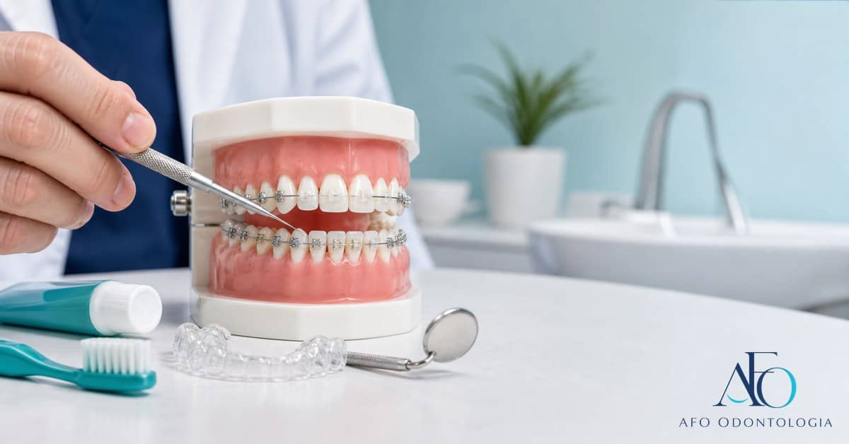Dentes com manchas brancas após aparelho ortodôntico sendo avaliados em Taboão da Serra